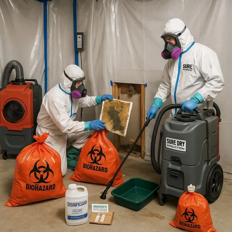 Contaminated Water Handling Protocols process in Worden, IL